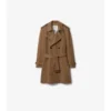 Trench Coat din cașmir de lungime medie Trench Coat din cașmir de lungime medie