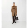 Trench Coat din cașmir de lungime medie Trench Coat din cașmir de lungime medie