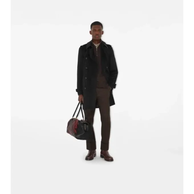 Trench Coat din cașmir de lungime medie Trench Coat din cașmir de lungime medie