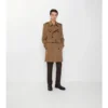 Trench Coat din cașmir de lungime medie Trench Coat din cașmir de lungime medie