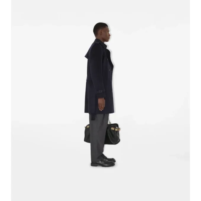 Trench Coat din cașmir de lungime medie Trench Coat din cașmir de lungime medie