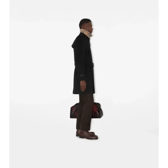 Trench Coat din cașmir de lungime medie Trench Coat din cașmir de lungime medie