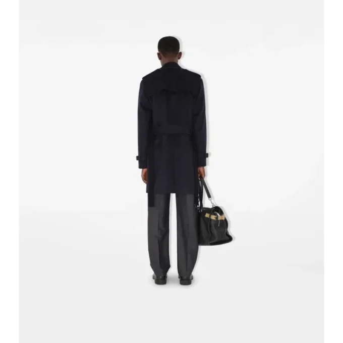Trench Coat din cașmir de lungime medie Trench Coat din cașmir de lungime medie
