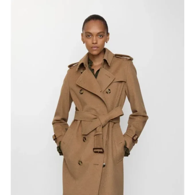 Trench Coat din cașmir Kensington