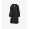 Trench Coat din lână elastică laminată