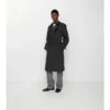 Trench Coat din lână elastică laminată