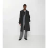 Trench Coat din lână elastică laminată