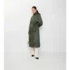 Trench Coat din nailon cu glugă