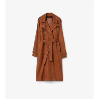 Trench Coat din nubuc Castleford