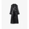 Trench Coat din piele embosată Trench Coat din piele embosată