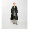 Trench Coat din piele embosată Trench Coat din piele embosată