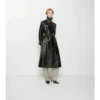 Trench Coat din piele embosată Trench Coat din piele embosată
