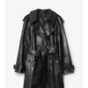 Trench Coat din piele embosată Trench Coat din piele embosată