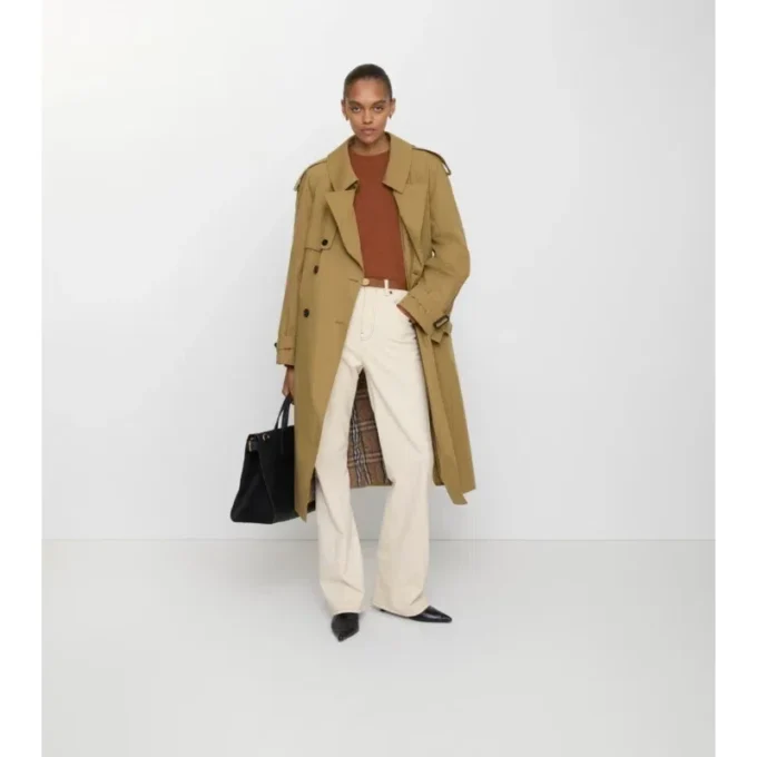 Trench Coat din pânză Fitzrovia cu căptușeală