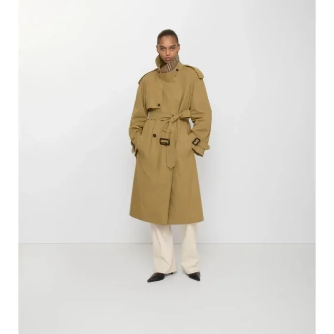 Trench Coat din pânză Fitzrovia cu căptușeală
