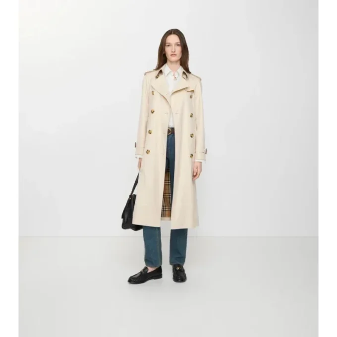 Trench Coat din Tropical Gabardine Waterloo