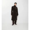 Trench Coat din velur