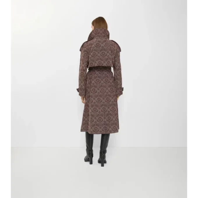 Trench Coat Fitzrovia din amestec de viscoză în stil baroc