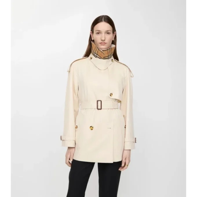 Trench Coat Fitzrovia din Tropical Gabardine