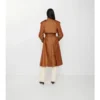 Trench Coat lung din amestec de nailon