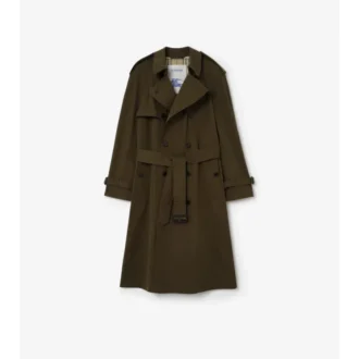 Trench Coat lung din bumbac ușor Trench Coat lung din bumbac ușor