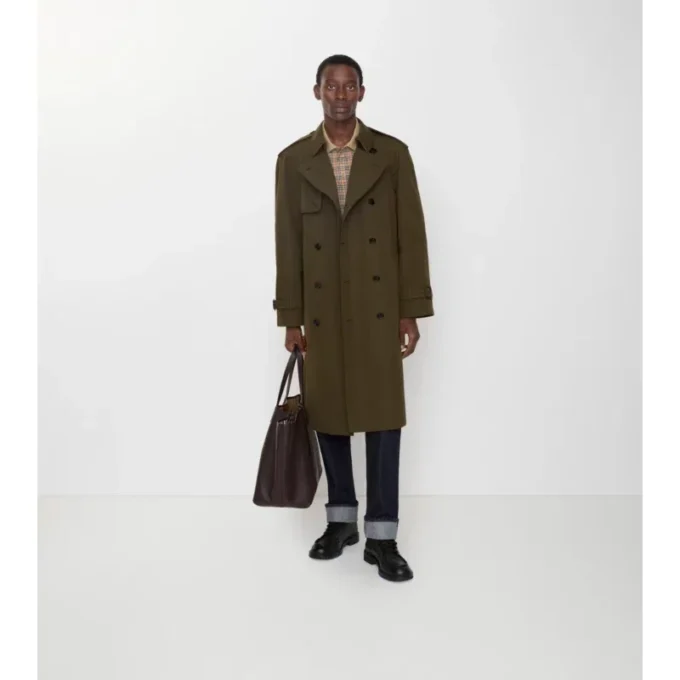 Trench Coat lung din bumbac ușor Trench Coat lung din bumbac ușor