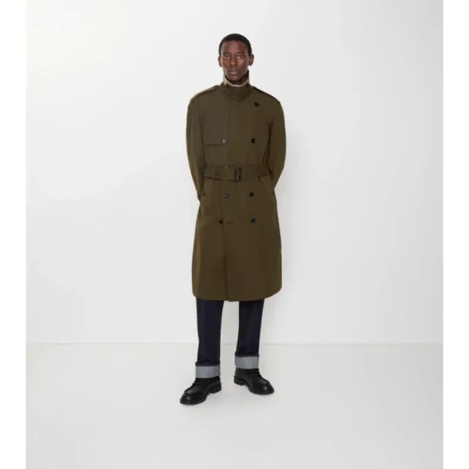 Trench Coat lung din bumbac ușor Trench Coat lung din bumbac ușor