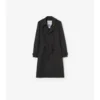 Trench Coat lung Foxfield din amestec de nailon cu imprimeu geometric Trench Coat lung Foxfield din amestec de nailon cu imprimeu geometric