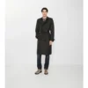 Trench Coat lung Foxfield din amestec de nailon cu imprimeu geometric Trench Coat lung Foxfield din amestec de nailon cu imprimeu geometric