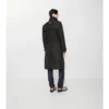 Trench Coat lung Foxfield din amestec de nailon cu imprimeu geometric Trench Coat lung Foxfield din amestec de nailon cu imprimeu geometric