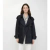 Trench Coat scurt din denim Fitzrovia