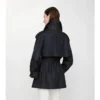 Trench Coat scurt din denim Fitzrovia