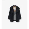 Trench Coat scurt din denim Fitzrovia