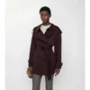 Trench Coat scurt din Gabardine Fitzrovia