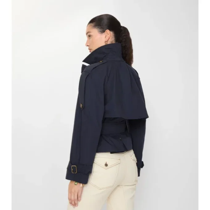 Trench Coat scurt din pânză Trerose Trench Coat scurt din pânză Trerose