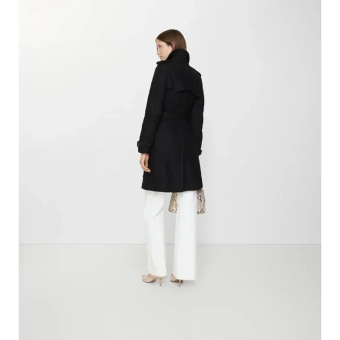 Trench Foxfield din dantelă Paisley, de lungime medie