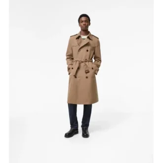 Trench Foxfield lung din bumbac și mătase Trench Foxfield lung din bumbac și mătase