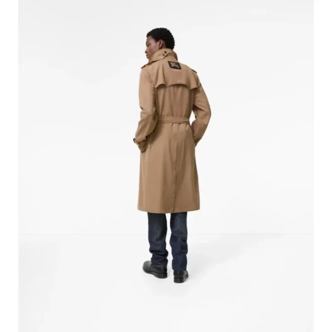 Trench Foxfield lung din bumbac și mătase Trench Foxfield lung din bumbac și mătase
