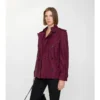 Trench Foxfield scurt din dantelă cu model Paisley