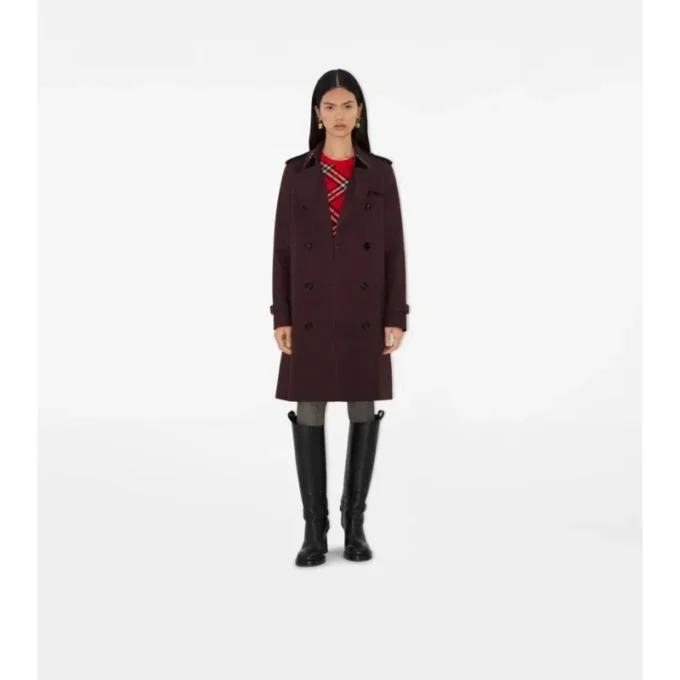 Trench Kensington din gabardină, lungime medie Trench Kensington din gabardină, lungime medie