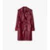 Trench Kensington din piele, de lungime medie Trench Kensington din piele, de lungime medie