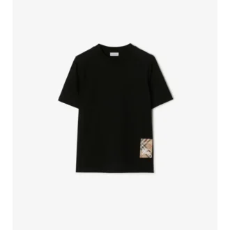 Tricou din bumbac Check Label Tricou din bumbac Check Label