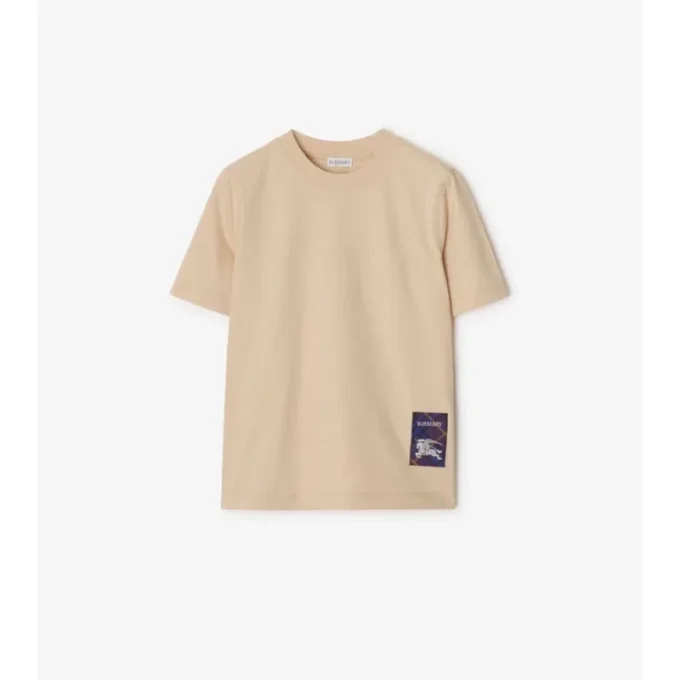 Tricou din bumbac Check Label Tricou din bumbac Check Label
