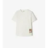 Tricou din bumbac Check Label Tricou din bumbac Check Label