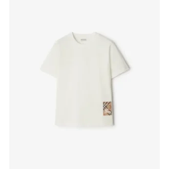 Tricou din bumbac Check Label Tricou din bumbac Check Label