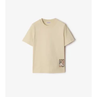 Tricou din bumbac Check Label Tricou din bumbac Check Label