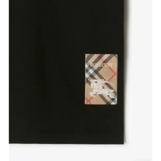 Tricou din bumbac Check Label Tricou din bumbac Check Label