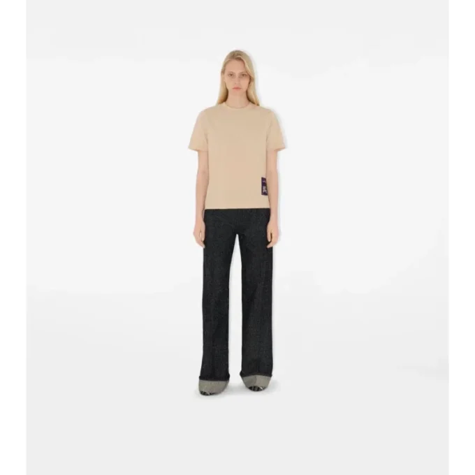 Tricou din bumbac Check Label Tricou din bumbac Check Label