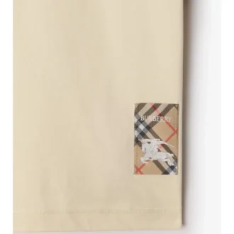 Tricou din bumbac Check Label Tricou din bumbac Check Label