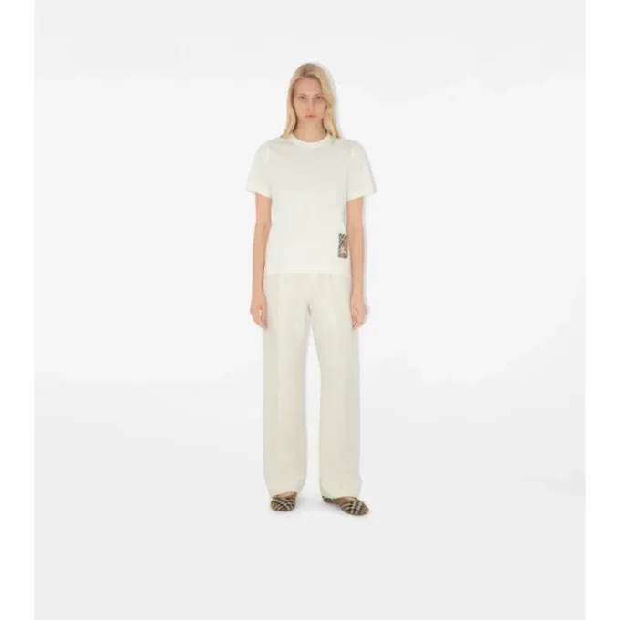 Tricou din bumbac Check Label Tricou din bumbac Check Label
